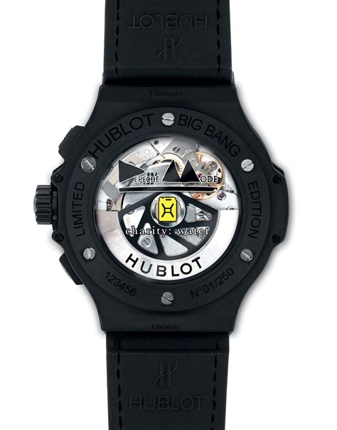 charity water hublot|Hublot band.